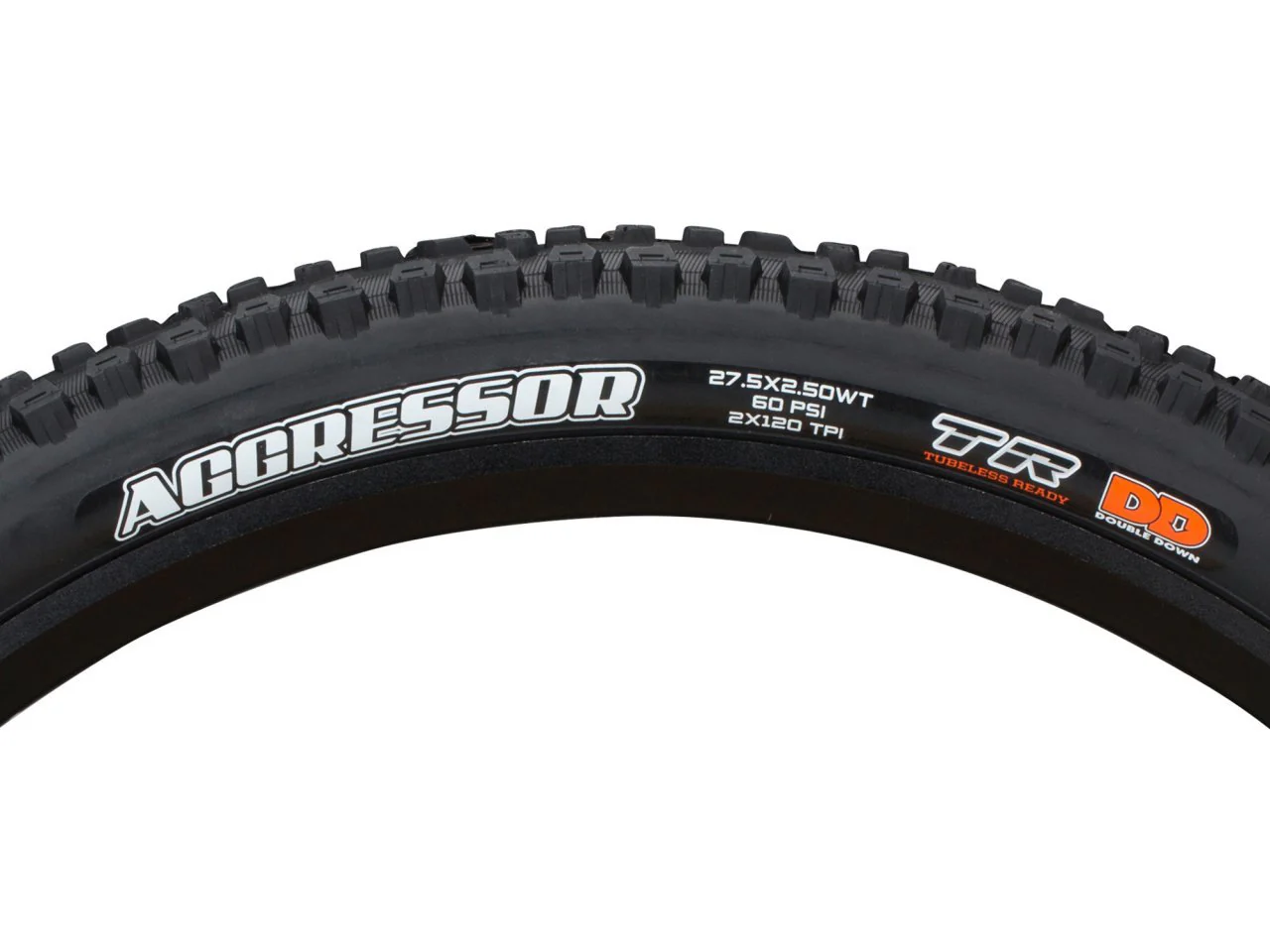 Maxxis Aggressor 27.5 x 2.50" WT DD TR Tire - Image 2