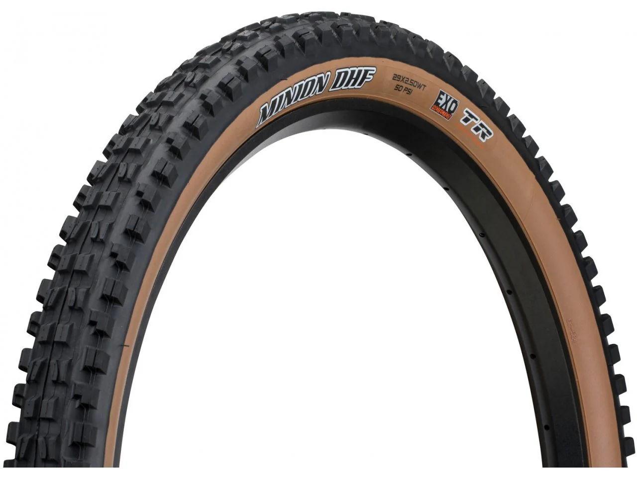 Maxxis Minion DHF Skinwall 29 x 2.5" WT TR EXO Tire - Image 2