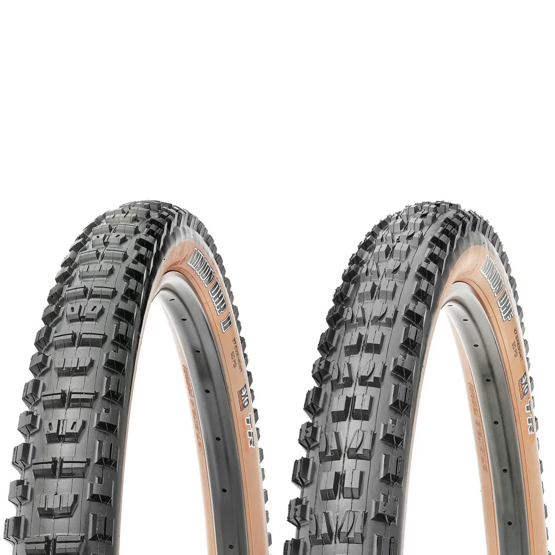 Maxxis Minion DHR II / DHF 29" WT TR EXO Skinwall Tires (Set of 2)